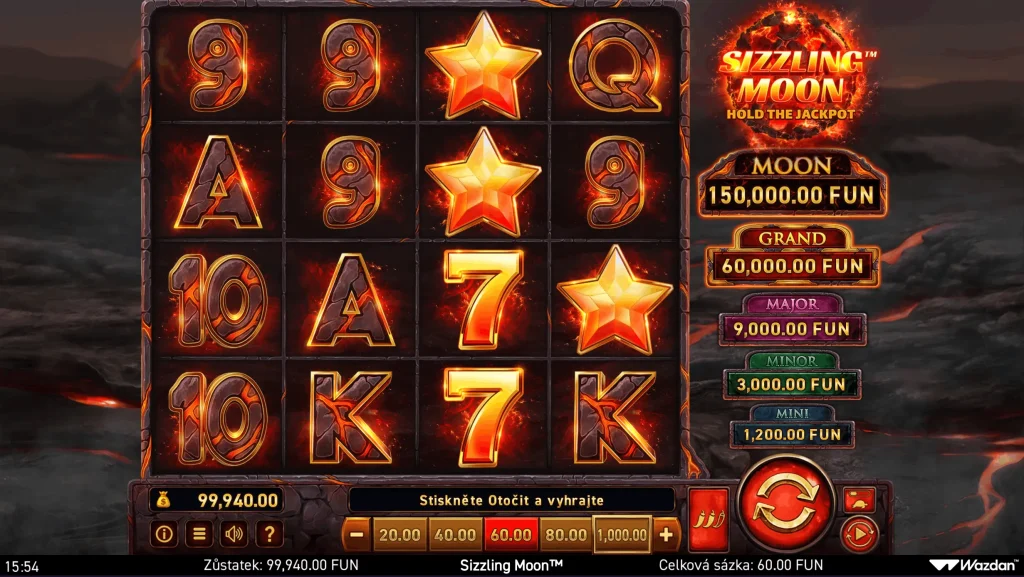 Wazdan – představení výrobce casino her 3 Sizzling Moon online slot Wazdan v casinu GrandWin s jackpoty